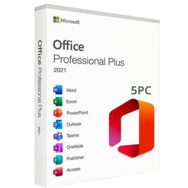 Microsoft Office 2021 key 5PCs