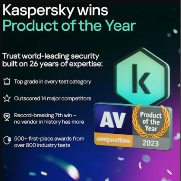 Kaspersky Premium 2025 – 3 Devices, 2 Accounts