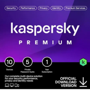Kaspersky Premium 2025 – 10 Devices, 5 Accounts