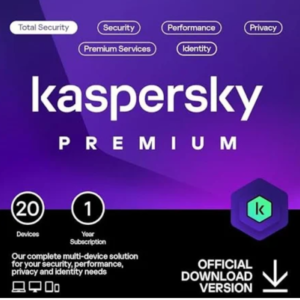 Kaspersky Premium 2025 – 20 Devices, 10 Accounts